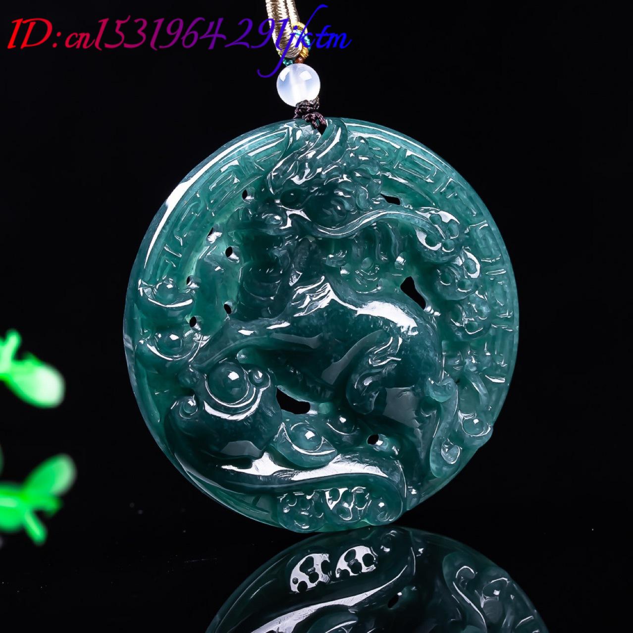 Pendentif Dragon en Jadeite Bi - Women'S Fashion Gifts avis et prix