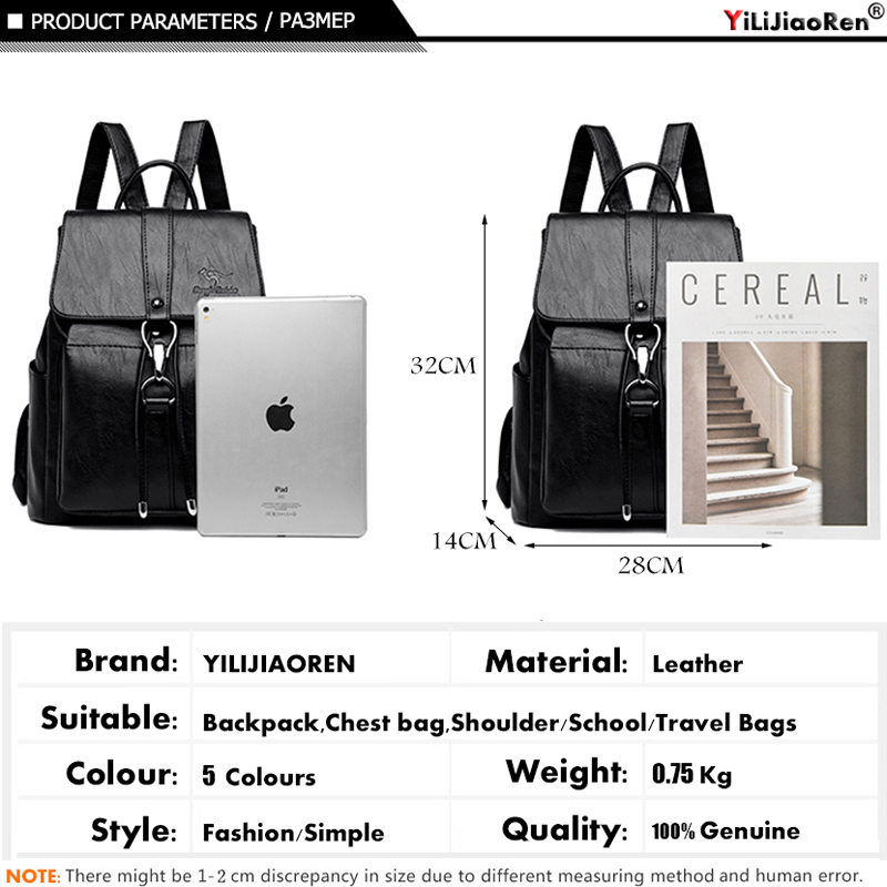 Sac à dos antivol en cuir de g - Women'S Fashion Backpack avis et prix