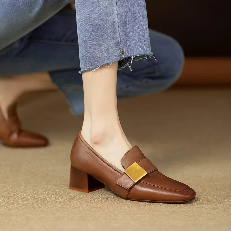 Escarpins en cuir pour femmes, - Women Fashion Jeans avis et prix