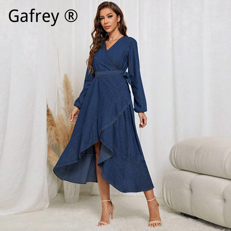 Robe longue en jean pour femme - Women Fashion Jeans avis et prix