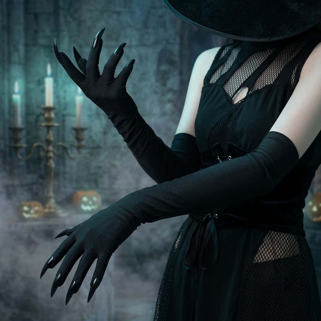 Manches longues gothiques Y2K  - Women Fashion Gloves avis et prix