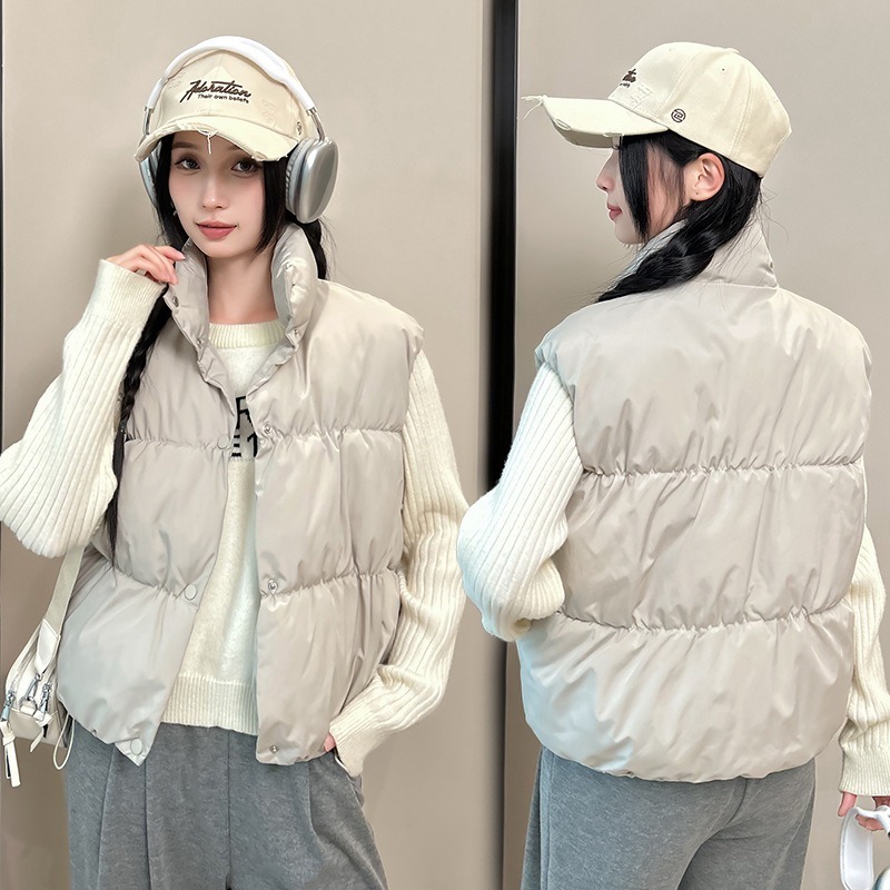 Gilet d'hiver sans manches pou - Puffer Vest Fashion Women avis et prix