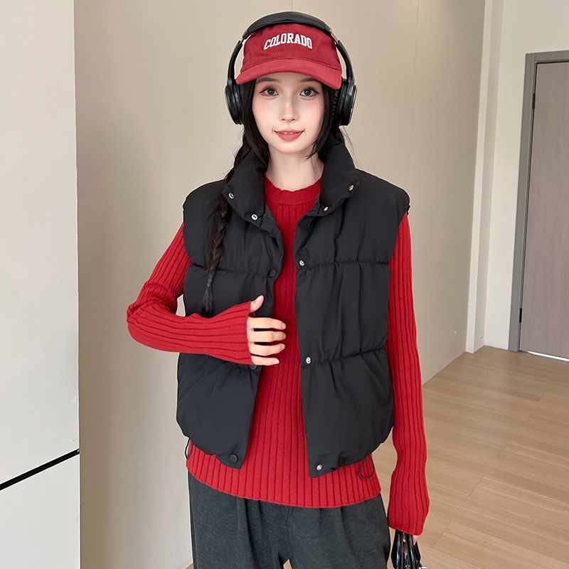 Gilet d'hiver sans manches pou - Puffer Vest Fashion Women avis et prix