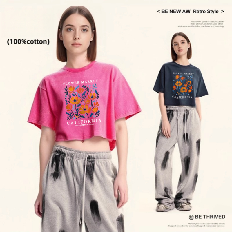 T-shirt col rond en coton pour - Women'S Fashion Market Size avis et prix