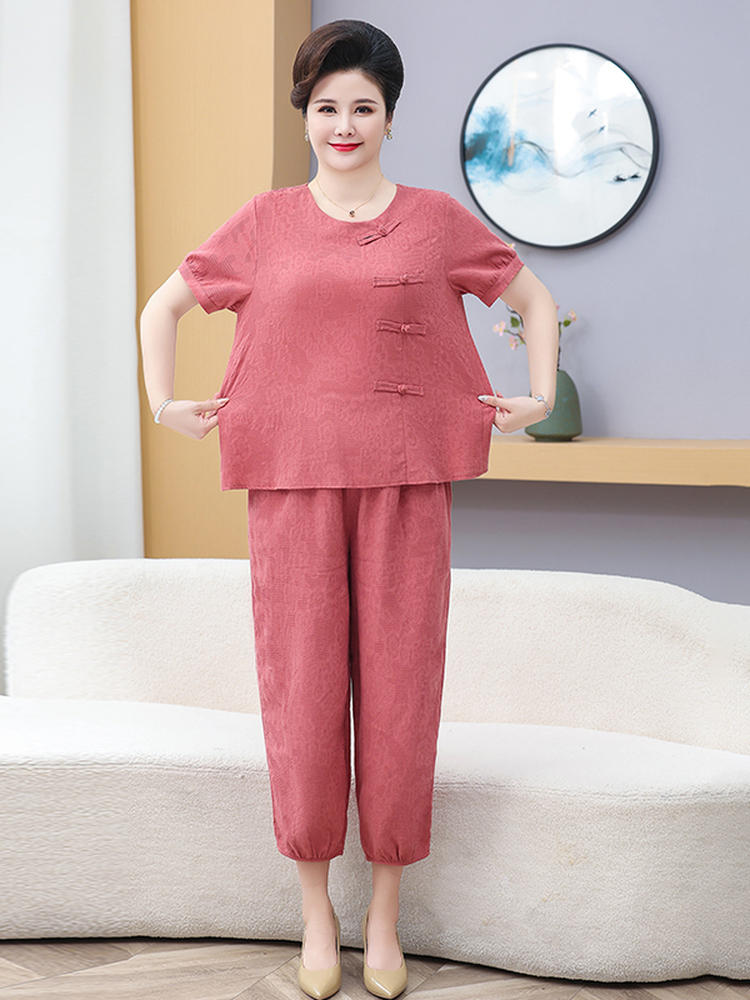 Ensemble deux pièces décontrac - Women Fashion Over 60 avis et prix