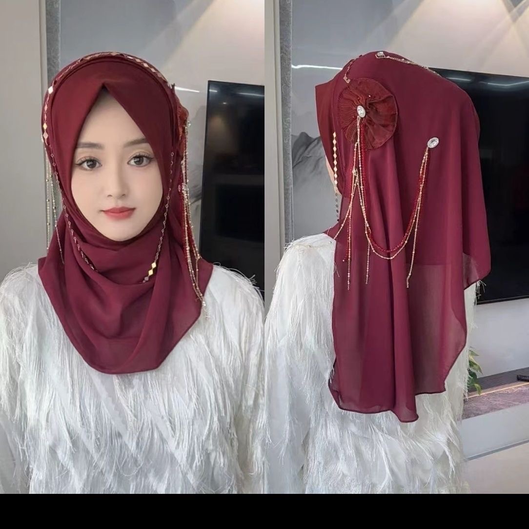 Hijab musulman pour femmes, ch - Women Fashion Malaysia avis et prix