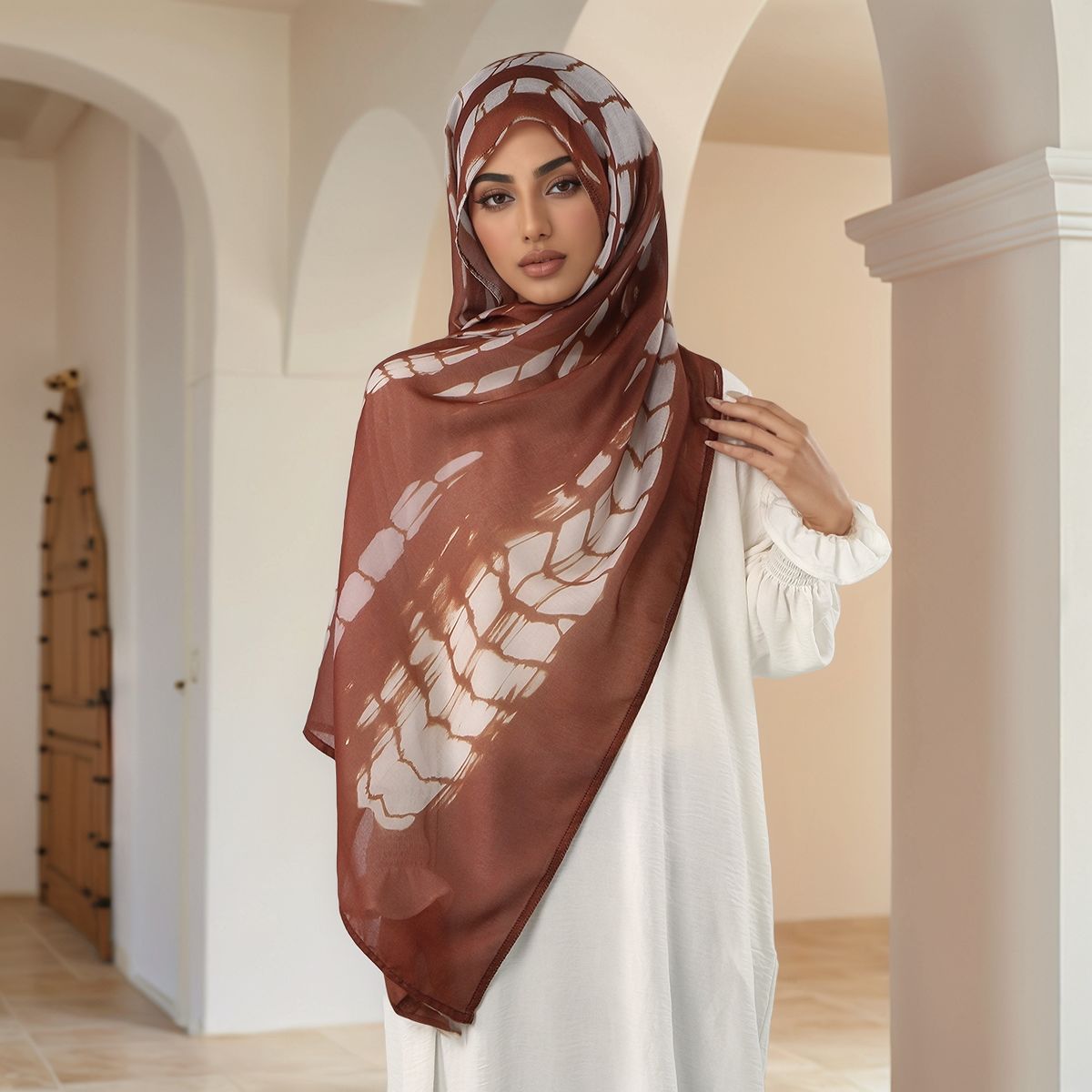 Nouvelle impression rayonne Hi - Women Fashion Malaysia avis et prix