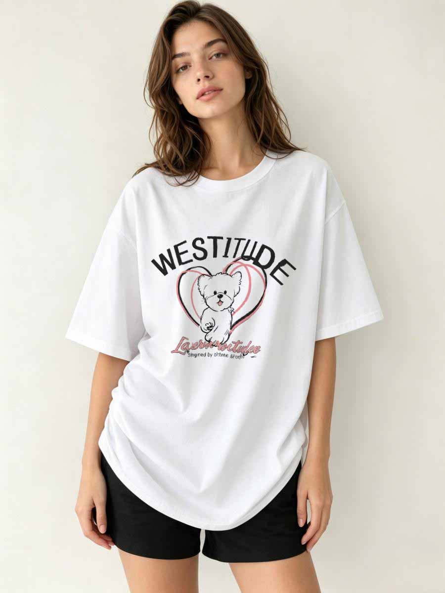 T-shirts pour filles en coton  - Women'S Fashion Market Size avis et prix