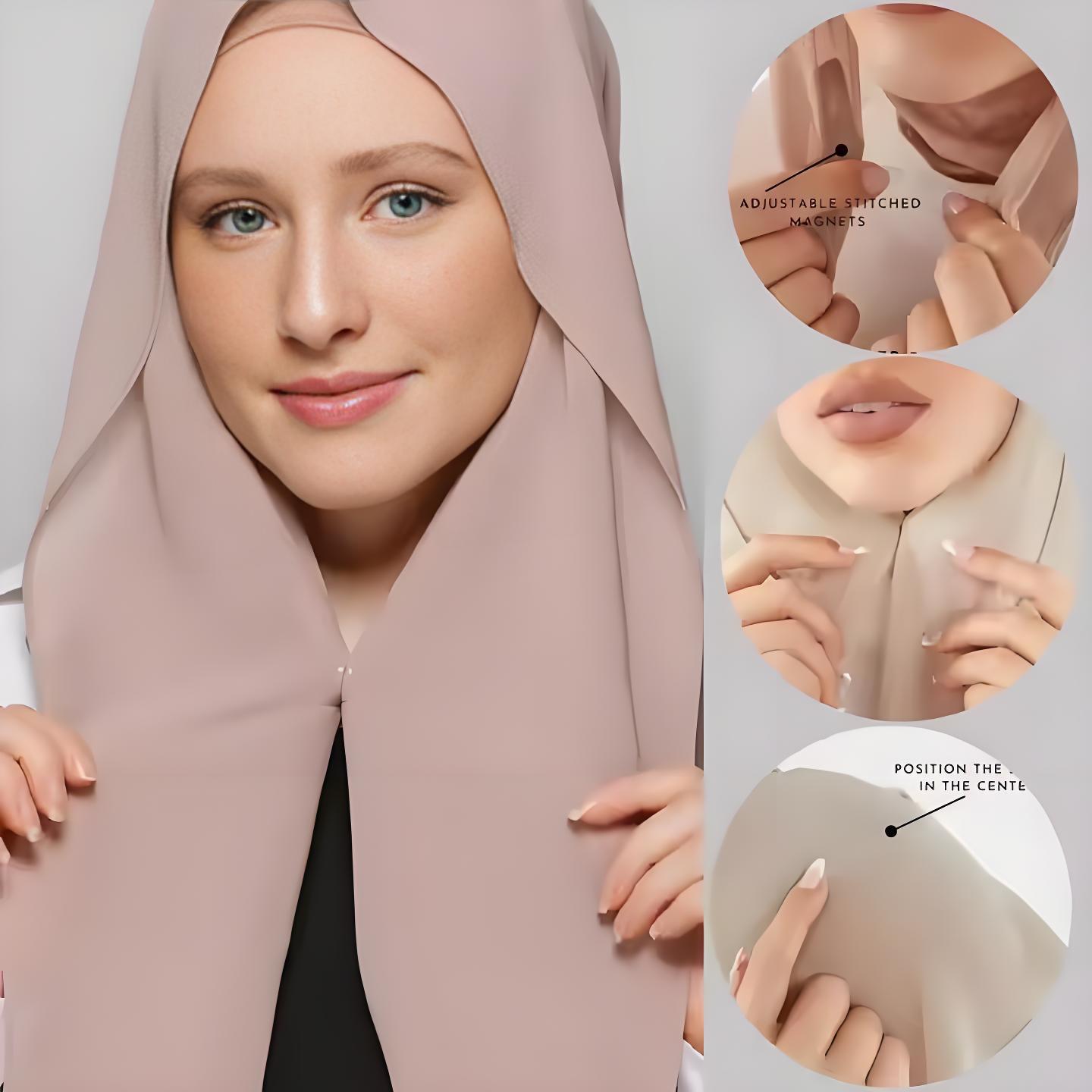 Nouveau hijab en mousseline de - Women Fashion Malaysia avis et prix