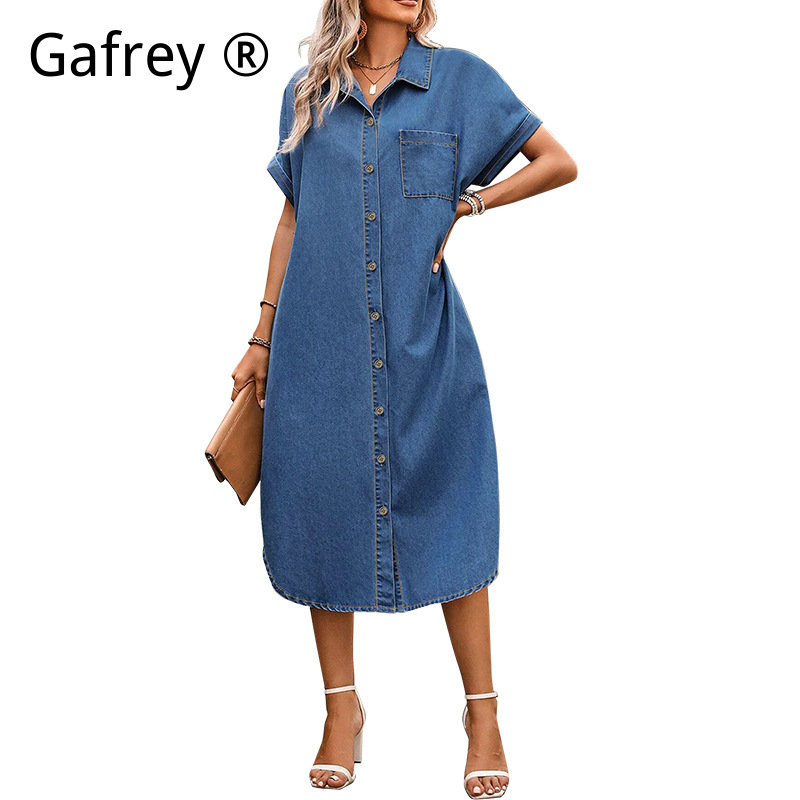 Robe en jean décontractée pour - Women Fashion Jeans avis et prix