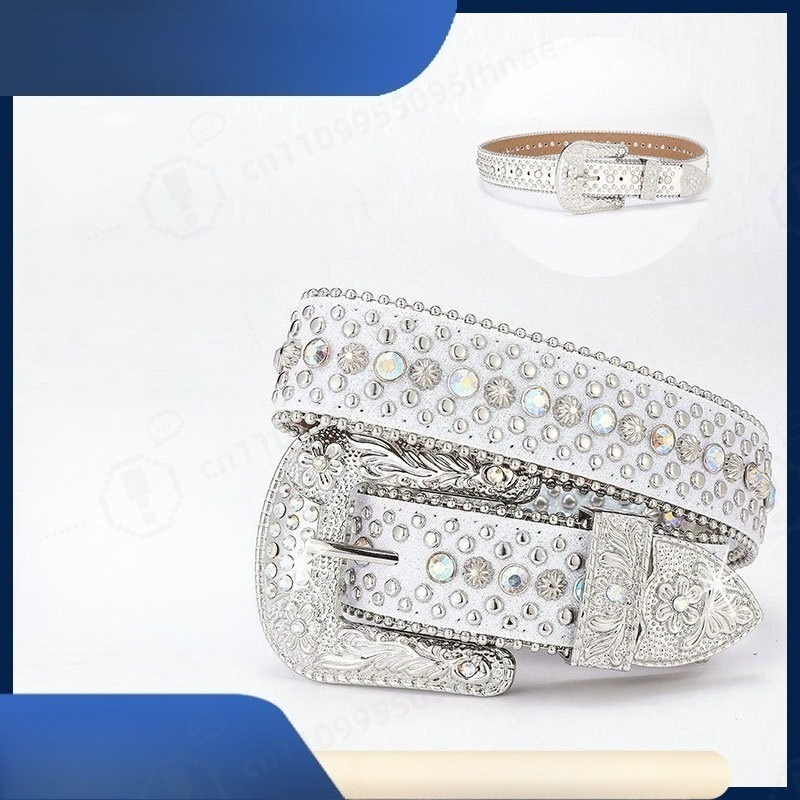 Ceinture en strass style Y2K p - Women Fashion Jeans avis et prix