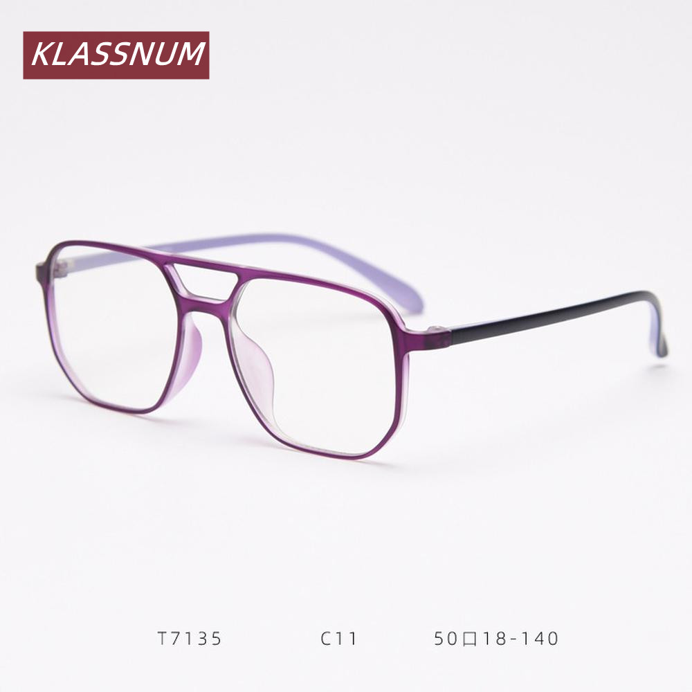 KLASSNUM – lunettes carrées à  - Women'S Fashion Glasses Non Prescription avis et prix