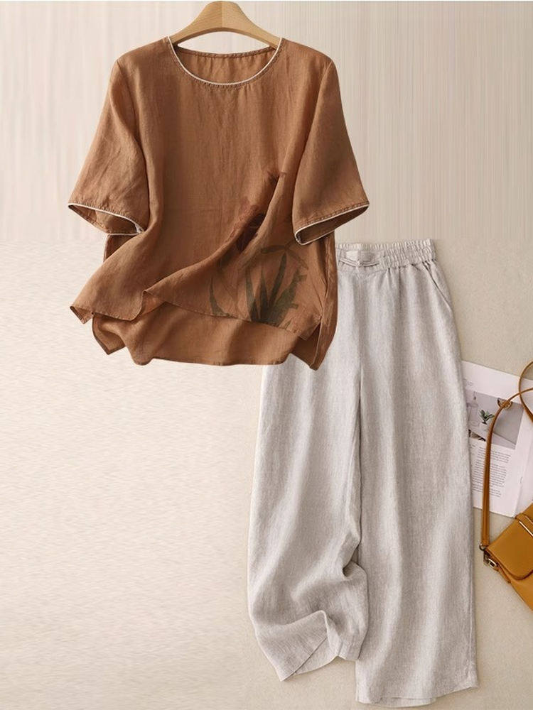 Ensemble deux pièces décontrac - Women Fashion Over 60 avis et prix