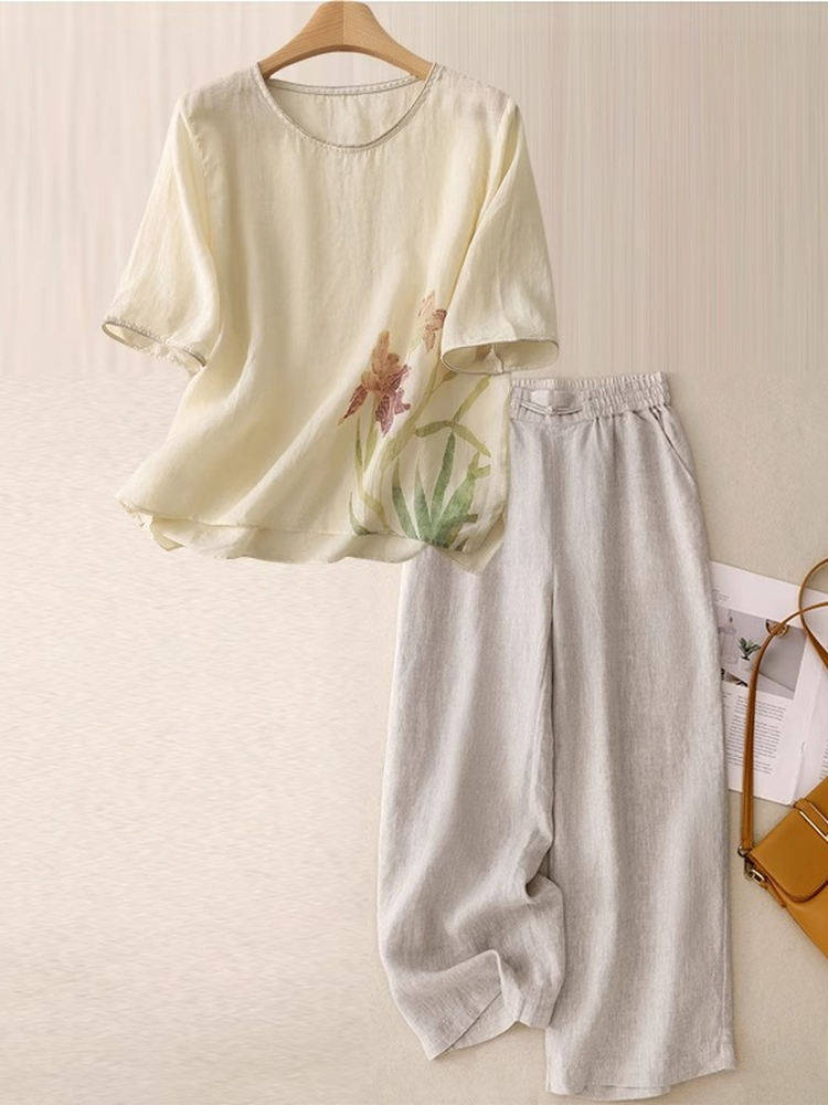Ensemble deux pièces décontrac - Women Fashion Over 60 avis et prix