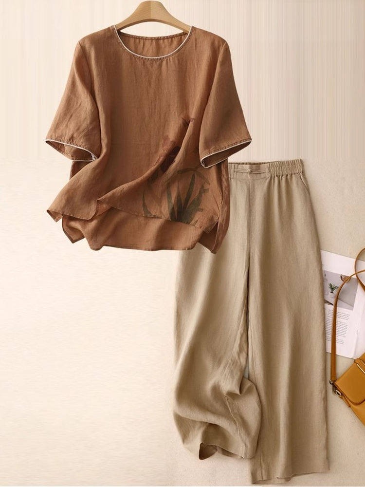 Ensemble deux pièces décontrac - Women Fashion Over 60 avis et prix