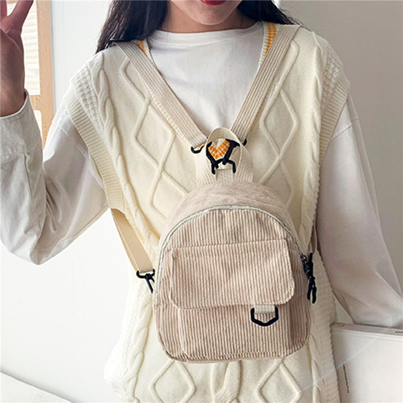 Couleur unie Mini sac à dos ve - Women'S Fashion Backpack avis et prix