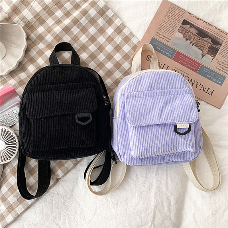 Couleur unie Mini sac à dos ve - Women'S Fashion Backpack avis et prix