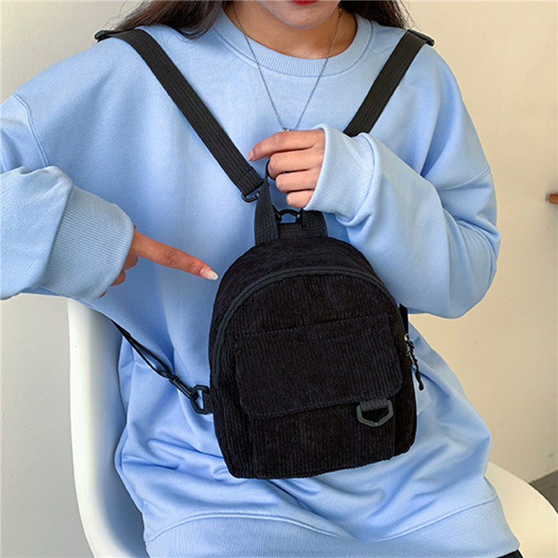 Couleur unie Mini sac à dos ve - Women'S Fashion Backpack avis et prix